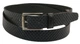 Мужской кожаный ремень под брюки Skipper 1035-35 черный - изображение 4