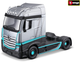 Ciężarówka BBurago Mercedes Benz Actros Gigaspace Cab 18-32202 Srebrna (4893993322022) - obraz 2