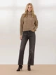 Свитер вязаный оверсайз женский Pierre Cardin G022SZ0TK-000-1520196 XL Норковый (8682734181815) - зображення 3