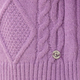 Свитер вязаный оверсайз женский Pierre Cardin G022SZ0TK-000-1520196(lila) L Сиреневый - изображение 7