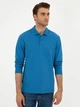 Поло чоловіче Pierre Cardin G021SZ082-000-2015113 (indigo) XL Індиго (8683857640791) - зображення 4