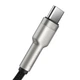 Кабель USB Type-C > USB Baseus Cafule Metal Data Cable 66W 1.0m (CAKF000101) Black - изображение 7
