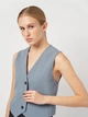 Куртка женская Zara 5427/738 XS Серая (05427738427018) - изображение 4