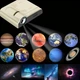 Мини-проектор портативный ночник с 16 пластинами луна, земля, космос на батарейках с самоклеящемся монтажом, Бежевый - изображение 7