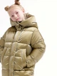 Подростковое зимнее пальто для девочки X-Woyz DT-8365-13 158 см Бронза (2000002497288) - изображение 5