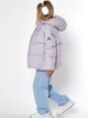 Детская зимняя куртка для девочки X-Woyz DT-8367-4 134 см Серая (2000002509806) - изображение 2