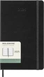Горизонтальний щотижневик Moleskine на 2025 рік середній 13 х 21 см чорний - изображение 1