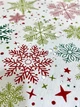 Скатерть тефлоновая Delight Белая с разноцветными снежинками 130х170 см (TB_Colorful_snowflakes_130x170) - изображение 2