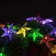 Уличная LED гирлянда на солнечной батарее Sirius SL2885M-SF20 с рассеивателями в форме морских звезд свет RGB 5.8м IP44 - изображение 7