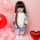 Кукла Реборн 55 см Кинди силиконовая NPK DOLL - изображение 4