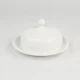 Масленка МВМ MY HOME 15.1x9.1 см "ЖЕМЧУЖИНА" фарфор Белый (KP-107 WHITE) - изображение 1
