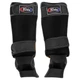 Защита голени и стопы Муай Тай, ММА, Кикбоксинг кожаный FAIRTEX BO-9486 (BO-9486_Черно-желтый_M) - изображение 3