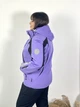 Жіноча гірськолижна куртка батал Aolugang бузковий 6XL (9313-6) - зображення 4