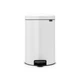 Бак для мусора Pedal Bin Brabantia New Icon, 20 л белый (111846) - изображение 1