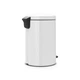 Бак для мусора Pedal Bin Brabantia New Icon, 20 л белый (111846) - изображение 4