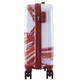 Чемодан маленький под ручную кладь Semi Line 20" (S) Polycarbonate/ABS-Plastic White/Red Print (T5654-1) - изображение 4