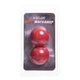 Мяч массажный двойной для МФР и самомассажа Zelart Duoball Красный (12,5 x 6 см) (FI-8234) - изображение 6