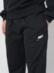 Подростковый спортивный костюм (свитшот + штаны) для мальчика Nike K Nsw Tracksuit Poly Crew Hbr FD3090-010 137-147 см Black/White/White (0196607053645) - изображение 7