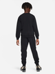 Подростковый спортивный костюм (свитшот + штаны) для мальчика Nike K Nsw Tracksuit Poly Crew Hbr FD3090-010 137-147 см Black/White/White (0196607053645) - изображение 9