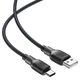 Кабель ACEFAST C10-04 USB to Type-C 3A, 1.2m, silicone, zinc connectors, Black (6974316283126) - изображение 3