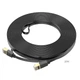 Мережевий кабель HOCO US07 General pure copper flat network cable(L=20M) Black (6931474780720) - зображення 4