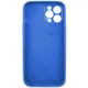 Защитный чехол-накладка Silicone Full Case AA Camera Protect для Apple iPhone 12 Pro Royal Blue (FullAAi12P-3) - изображение 2