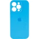 Защитный чехол-накладка Silicone Full Case AA Camera Protect для Apple iPhone 16 Pro Light Blue (FullAAi16P-44) - изображение 1