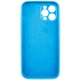Защитный чехол-накладка Silicone Full Case AA Camera Protect для iPhone 12 Pro Light Blue (FullAAi12P-44) - изображение 2