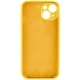 Защитный чехол-накладка Silicone Full Case AA Camera Protect для Apple iPhone 15 Sunny Yellow (FullAAi15-56) - изображение 4
