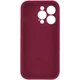 Защитный чехол-накладка Silicone Full Case AA Camera Protect for Apple iPhone 14 Pro Max Plum (FullAAi14PM-47) - изображение 2