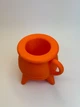 Підставка - котелок для банок – оригінальний 3D-друкований тримач помаранчевий (PrintWiz Studio) - зображення 3