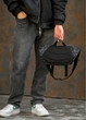 Чоловіча сумка бананка Sambag Dynamicdart чорна 38 × 21 × 7 см (80411702m) - зображення 11