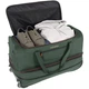 Дорожная сумка на колесах текстильная L зеленая Travelite Basics TL096276-86 - изображение 4
