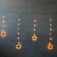 Гирлянда-штора "Санта", 110 LED, желтая, 3м, от электросети (9133-028) - изображение 1