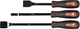 Zestaw skrobaków stalowych YATO 25x220 mm 10x270 mm 25x310 mm Cr-V 3 szt (YT-08474) - obraz 1