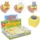 Іграшка антистрес Мишеня в сирі сквіші Squishies для дітей і дорослих коричневе - зображення 4