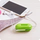 Силиконовый кейс для проводов наушников Little Bean CC-917G (зеленый) - изображение 1