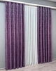Комплект готовых штор VR-Textil Жаккард Sultan YL № 1547ш Фиолетовый 150х270 см 2 шт (33-0414) - изображение 4