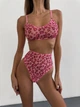 Комплект нижньої білизни з сердцяии SM2271rr Simply sexy рожевий M - зображення 3