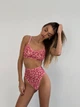 Комплект нижньої білизни з сердцяии SM2271rr Simply sexy рожевий M - зображення 4