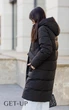 Жіноче зимове пальто Lusskiri 2XL чорне 35538 - зображення 6