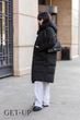 Жіноче зимове пальто Lusskiri 2XL чорне 35538 - зображення 8