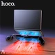 Подставка - охлаждающий кулер для ноутбука HOCO DH19 Cool RGB notebook cooling stand черная - изображение 7