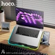 Подставка - охлаждающий кулер для ноутбука HOCO DH19 Cool RGB notebook cooling stand черная - изображение 8