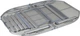 Стол Bo-Camp Premium Oval 120x80 см Grey (1404420) (DAS302789) - изображение 4