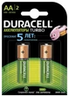 Аккумулятор Duracell Recharge Turbo Ni-MH AA 2500 мАч 2 шт (5000678) (5000394057128) - изображение 1