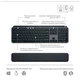 Комплект беспроводной Logitech MX Keys S Combo Graphite (клавиатура, мышь) - изображение 2