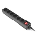 Сетевой фильтр питания REAL-EL RS-6 Protect M 3m, black (EL122300034) - изображение 4