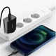 Мережевий зарядний пристрій 20W Baseus Speed Mini Quick Charger 1C CCFS-SN01 швидка зарядка Type-C 3A Black - зображення 5