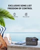 Портативний FM радіоприймач / Bluetooth-колонка з акумулятором MLOVE цифровий LED дисплей MP3-плеєр USB-рекордер - зображення 9